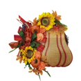 thumbnail image 2 of DPTALR Halloween Orange Big Hydrangea Wreath Decorative Door Hanging, 2 of 9