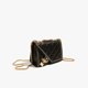 thumbnail image 1 of Bolso bandolera acolchado rómbico para mujer - Bolso bandolera de piel sintética con solapa, moda Ch, 1 of 5