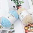 thumbnail image 7 of AYktou 100% Pure Cotton Crochet Yarn,50 gram Skeins,Worsted Medium Crocheting Yarn,32 Colors Available,4 Strands Of Combed Milk Cotton Thread Diy Doll Cotton Knitting Yarn, 7 of 7