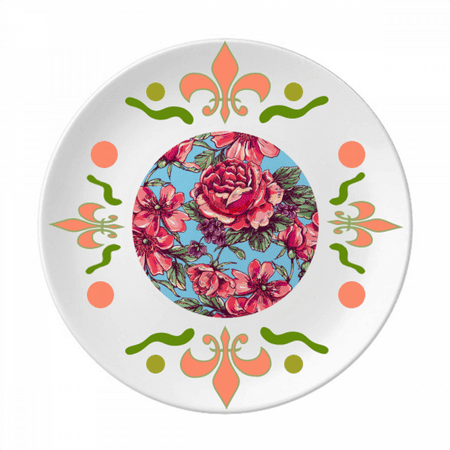 

Pant Flower Life Sky Flower Ceramics Plate Tableware Dinner Dish