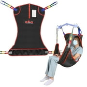 EZ Assistive Universal Full Body Patient Lift Sling, Mesh Fabric, 500lb Capacity, Small, Black