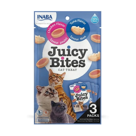 Inaba Chicken & Tuna Flavor Soft Treat for Cat, 0.4 oz. (3 Count)