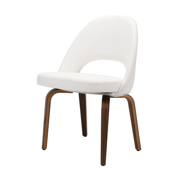 Chaise de Salle à Manger Rembourrée en PU Moderne Akinsa - Ensemble de Deux