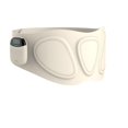 thumbnail image 2 of Back Support Belt, Heat Therapy Wrap, Ergonomic Design, For Office/Travel, 3-Mode Heating, Breathable Fabric, Lumbar Pain Relief, Adjustable Straps, Posture Aid, Daily Comfort | Rubber, White, 2 of 6