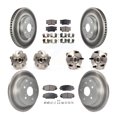 thumbnail image 1 of Transit Auto Front Rear Hub Bearings Assembly Coated Disc Brake Rotors and Ceramic Pads Kit (10Pc) for Car Toyota RAV4 with 3rd Row Seating - Left Right Side (Driver Passenger) KBB-112710, 1 of 11