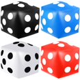 thumbnail image 1 of Juego de dados inflables Mototo Jumbo de 32 cm para interiores y exteriores, 4 unidades, 1 of 7