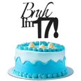 thumbnail image 1 of Cake Topper Varpotle Brush I'm 17 Black Glitter 17 Birthday, 1 of 6