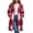 Red, variant on Tqcoqu Women's Zip Up Hoodies,Oversized Long Fleece Hooded Sweatshirts,Casual Jacket Coat with Pockets,Soft Comfy Full Zipper Trendy Hoodie for Fall Winter