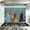 Color 1, variant on Kitchen Backsplash Peel and Stick Wall Murals Farmhouse Chicken Funny Rooster Three Staring Chicken Animal Removable Mural 35.4"W x 23.6"H, Oil Proof Vinyl Wallpaper for Fireplace & Behind Stove