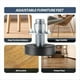 thumbnail image 5 of Patas Niveladoras para Muebles con Tuercas en T, Niveladores Ajustables con Rosca UNC de 1/4 Pulg.-20, Niveladores de Patas, Patas de Mesa Atornilladas para Deak, 5 of 5