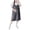 ZA-Gray-frostluinai maternity dress, variant on Frostluinai Womens Maternity T Shirt Dress Short Sleeve Crew Neck Loose Fit Midi Dress Color Block Summer Pregnancy Dresses Gray M