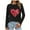Black, variant on Aloohaidyvio Valentine's Day Crew Neck Pullover Shirts Women Long Sleeve Love Heart T Shirt Graphic Lover Gift Mother’s Day