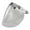 Light Grey, variant on Motorcycle 3 Snap Visor Lens Durable Windscreen Bubble , Colorful
