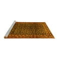 thumbnail image 2 of Ahgly Company Machine Washable Indoor Round Persian Yellow Traditional Area Rugs, 5' Round, 2 of 4