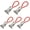 Red, variant on Outdoor Metal Towel Clips, Bath Towel Clips, Beach Towel Clips