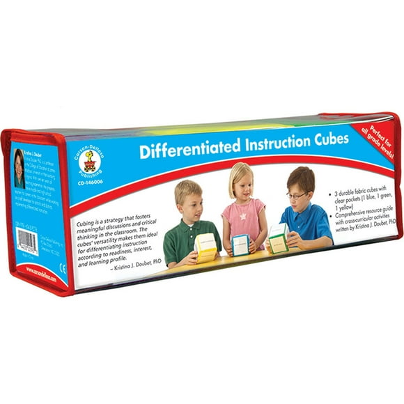 Cubes d'Instruction Différenciés Manipulateurs, Grade Pk-5, Pack de 3