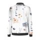 thumbnail image 4 of ICHUANYI Liquidación Abrigo casual con cremallera y bolsillo estampado a la moda para mujer ICHUANYI WER202308253234, 4 of 5