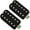 Black, variant on Mojotone Bill Kelliher Hellbender Humbucker Pickup Set Aged Nickel