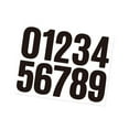 thumbnail image 5 of Zeiwohndc 10 Pcs 4" Large Reflective Address Numbers - Stick for Mailbox, House, Door - Easy to Apply, 5 of 13