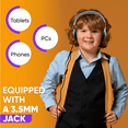 thumbnail image 7 of Bulktech Wired On-Ear Leather Headphones with Microphone and 3.5mm Connector, Bulk Wholesale, 300 Pack, Black Color, 7 of 7