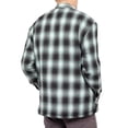 thumbnail image 4 of Visive Men's Sherpa-Lined Flannel Jacket - Button-Up Jacket - Comfortable & Stylish for Everyday Wear - Best for Outdoor Activities & Casual Wear - Sizes Medium to 5XL - Durable & Fashion-Forward, 4 of 8