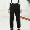 thumbnail image 2 of WAYUTE Boys formal Dress Pants Classic Flat Front School Trousers for Kids and Youth Comfortable Stretch Fit Fashion Casual Pants, 2 of 4