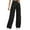 Black Gray, variant on Wide Leg Jeans for Women Casual High Waisted Strechy Straight Leg Loose Tummy Control Denim Pants with Pocket