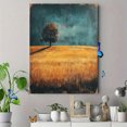 thumbnail image 4 of Qisvanset Framed Canvas Wall Art, 12x16 Inch Vintage Prairie Rustic Farmhouse Landscape Art, 4 of 5