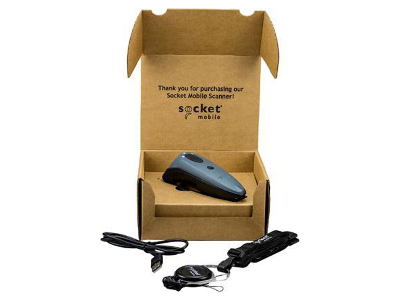Socket Mobile DuraScan D740 2D/1D Bluetooth Imager Barcode Scanner - Gray