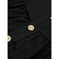 thumbnail image 5 of Seyurigaoka Women Loose Tops Printing Long Sleeve Wide Hem Blouse Base Shirt, 5 of 9