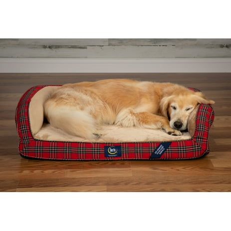 Serta Quilted Memory Foam Ortho Couch Large Pet Bed