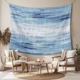 thumbnail image 2 of Vintage Blue Tapestry for Bedroom Wall Hanging Tapestry, Retro Blue Ombre Modern Abstract Art Ceiling Backdrop Tapestries Poster Blanket Wall Decor for Teens Room Living Room Dorm 51" x 59", 2 of 8