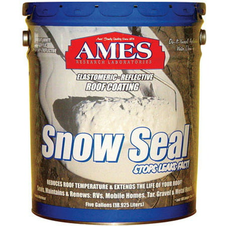 Ames Maximum Stretch Rubber and Acrylic Roof Coating 1 gallon (Best Roof Coating For Shingles)