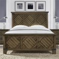thumbnail image 1 of LifeStyle Solutions Lit Grand Boston à Panneaux en Brun Vintage, 1 of 1