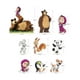 thumbnail image 3 of Masha y el Oso Siluetas Decorativas con Base, Kit 9 Piezas, 3 of 4