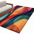 thumbnail image 2 of 3'x5' Area Rugs, Vintage Geometric Indoor Outdoor Area Rug for Living Room Bedroom, Modern Minimalist Abstract Art Washable Bathroom Rugs Kitchen Floor Carpet Mats Home Decor Aesthetic, 2 of 8