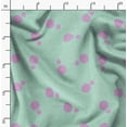 thumbnail image 2 of Soimoi Velvet Green Fabric - By the Yard - 54 Inch Wide - Polka Dots Print Fabric - Inspired Elegance for Apparel and Decor Printed Fabric, 2 of 6
