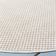 thumbnail image 3 of SAFAVIEH Courtyard Leighton Checkered Indoor/Outdoor Area Rug, Ivory/Gold, 6'7" x 6'7" Round, 3 of 9