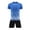 Light Blue, variant on IFNWSV Boys Summer Outfits Kids Gradient Basketball Suit Set Training Kit Sweat Absorbing Side Pockets Sports Suit Red 5-6 Years