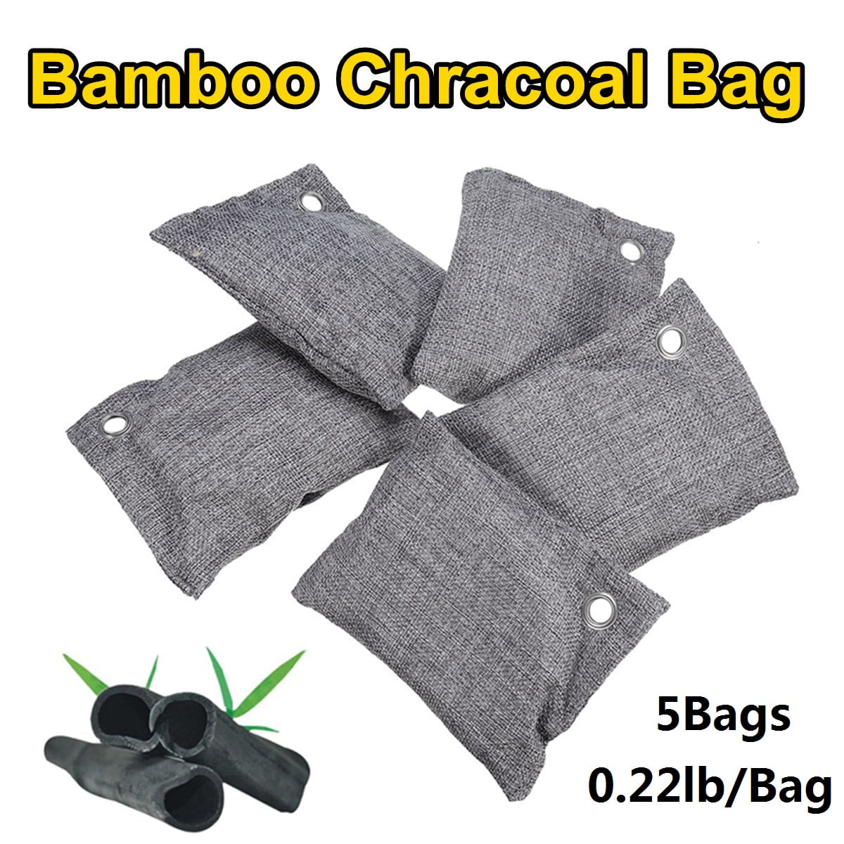 0.22lb/Bags Charcoal Air Purifying Bags, Natural Air Purifying Bags
