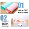 thumbnail image 3 of Cat Food Mat, Silicone Waterproof Non Slip Pet Mat, Raised Edge Cat Feeding Mat, 3 of 5