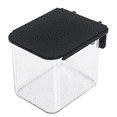 thumbnail image 6 of 4 Pcs Pegboard Accessories with Lid, 3.9 X 3.2 X 3.2 Inch Pegboard Bins with Hooks, Clear Plastic Pegboard Containers, 6 of 6