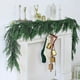 thumbnail image 4 of Guirnalda de Navidad Artificial | Colgante de Puerta de Aguja de Pino de Goma Suave, Ratán Verde Realista, Enredaderas Colgantes Duraderas, Fácil Decoración de Vacaciones para Repisa y Escalera,, 4 of 8