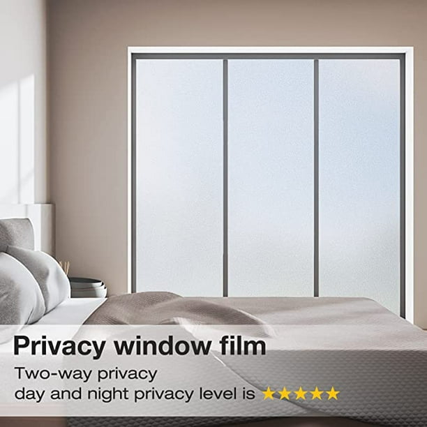 Película De Privacidad Para Ventana, Color Blanco Y