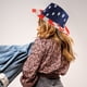 thumbnail image 3 of Sombrero de vaquero Bandera americana Sombrero de verano Western Cowboy Hat Historial, 3 of 5
