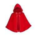 thumbnail image 3 of Capa con capucha perfecl para Halloween accesorios para fotos con borde con volantes, 3 of 8