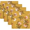 thumbnail image 5 of GZHJMY Vintage Red Floral Napkins Table Decorations Napkin Set for Gift Giving, Dining, Parties 20 x 20in, 5 of 7