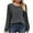 Dark Gray, variant on Timegrad Blouses for Women Scoop Neck Eyelet Ruffle Long Sleeve Tops Dressy Casual Loose Comfy Shirt
