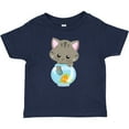 thumbnail image 3 of Inktastic Cute Cat, Little Cat, Kitty, Kitten, Fish Bowl Girls Baby T-Shirt, 3 of 5