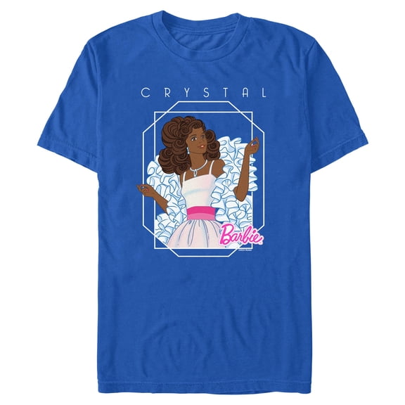 Mens Barbie Crystal Glamour Portrait T Shirt